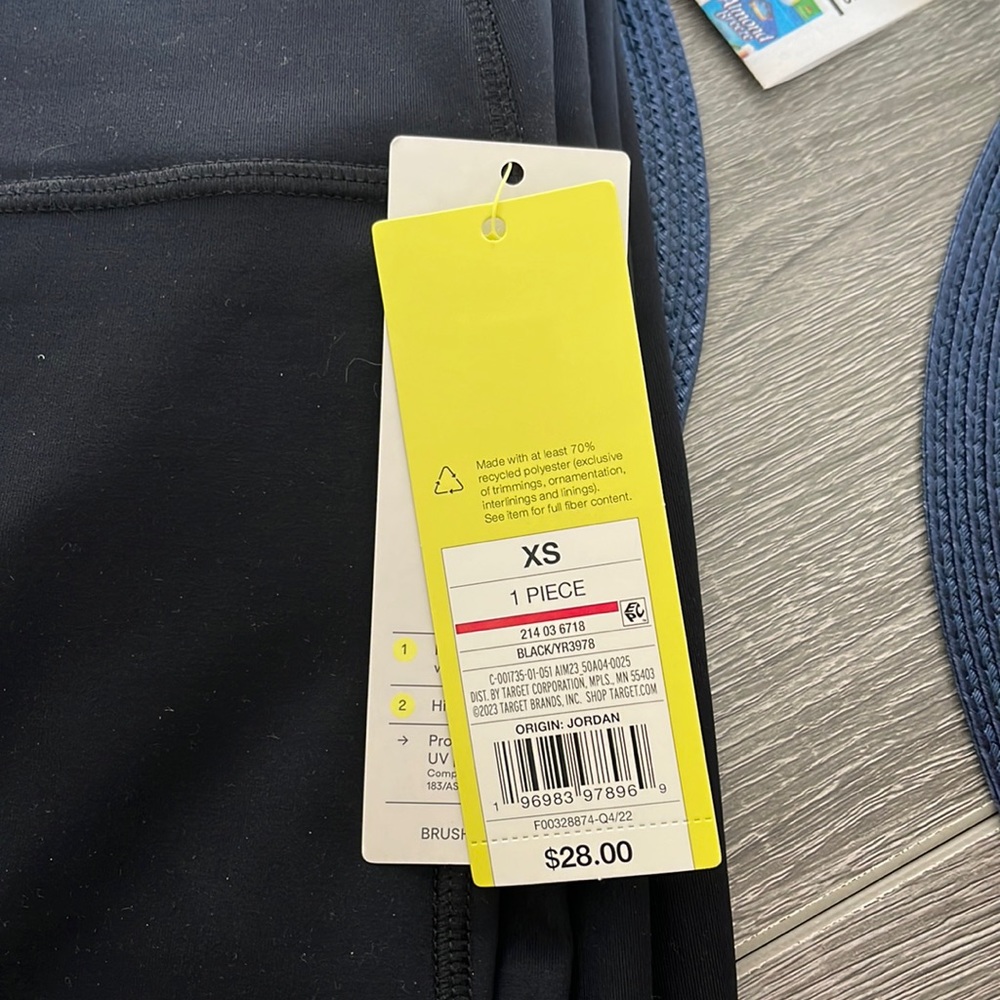 Black Flair Yoga Pants